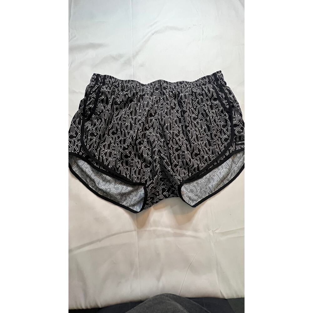 Calvin klein Woman's Performance Printed Running Shorts- Size XXL